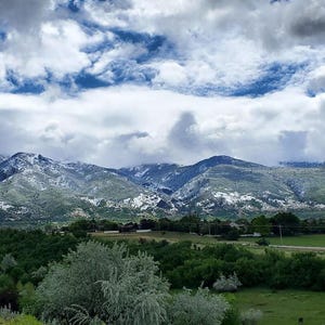 Première neige des montagnes Wasatch – Photographie de paysage en téléchargement numérique