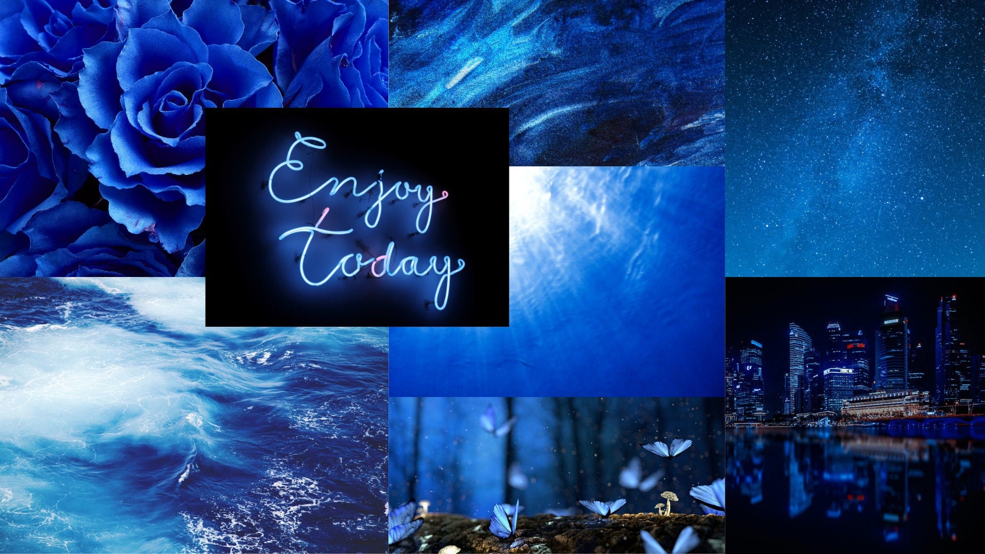 Blue Aesthetic Wallpaper Etsy