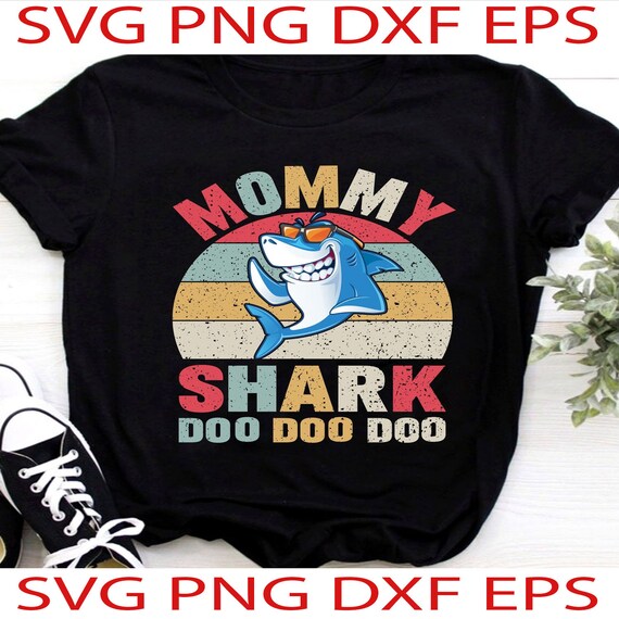 Mommy Shark Png Printable Digital Print Design Mommy Shark | Etsy