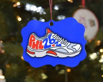 Philadelphia Marathon Christmas Ornament - Benelux Shape