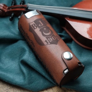 Funda de cuero para Voopoo Drag X Plus / Estuche de cuero / Cubierta de cuero - Lea los detalles del artículo - Regalos personalizados