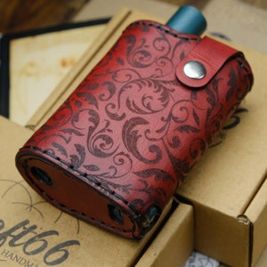 Tiny Might 2  Leather Case Model With TOP CAP | Leather Sleeve | Leather Cover- Please Read Item Details - Personalized Gifts