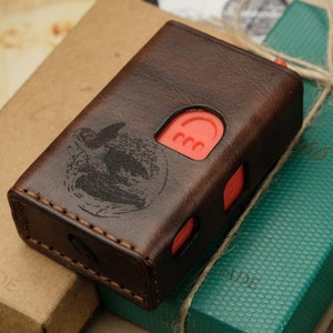 Hastur Boro AIO 21700 DNA60 | Cthulhu Mod Leather Case | Leather Sleeve | Leather Cover- Please Read Item Details