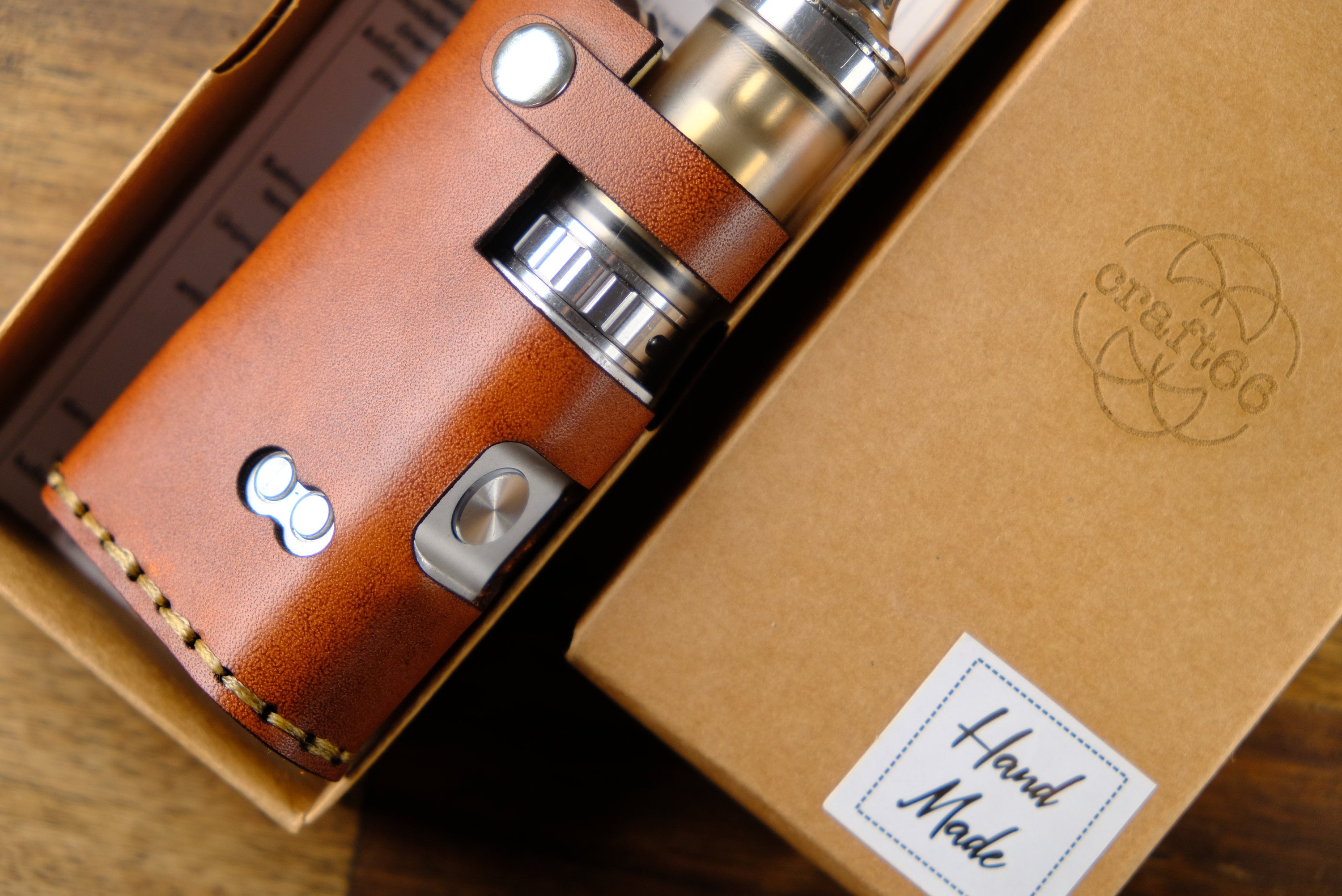 Gepetto Elite V2 Vape Mod Leather Case | Leather Sleeve