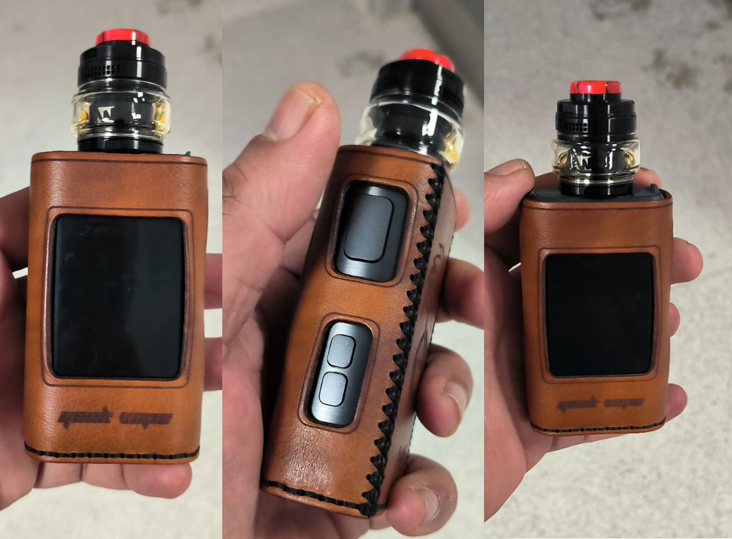GeekVape Z 200 - Zeus 200 - Etui en cuir Z200 | à manches longues |  Couverture - Veuillez lire les détails de l'article - Cadeaux personnalisés 