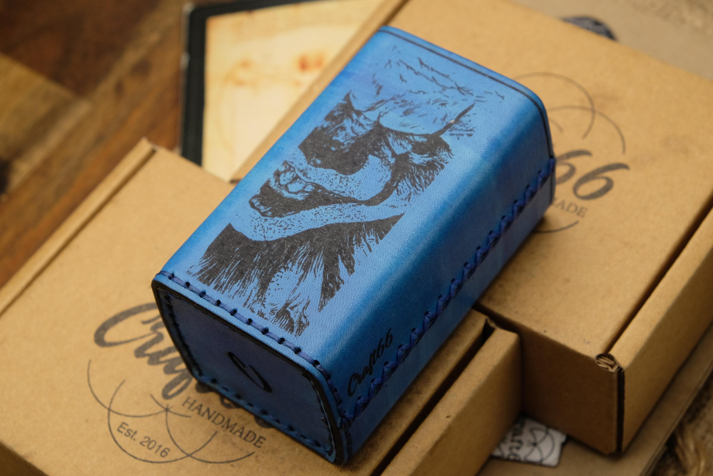 Vaperz Cloud Hammer of God 400 Box Mod - HOG -leather Case | Sleeve |  Cover- Please Read Item Details - Personalized Gifts