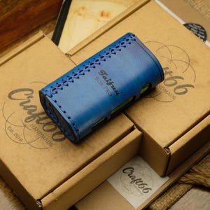 Etui en cuir Taifun Box Pro S 23 mm 18650 | à manches longues | Couverture - Cadeaux personnalisés