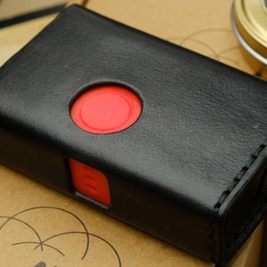 Leren Billet Box Mod-hoes | Leren hoes | Leren omslag: artikeldetails lezen: gepersonaliseerde cadeaus