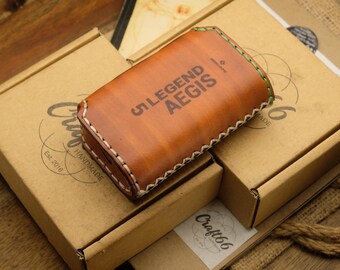 AEGIS LEGEND 5 - GEEKVAPE Leather Case | Sleeve | Cover- Please Read Item  Details - Personalized Gifts