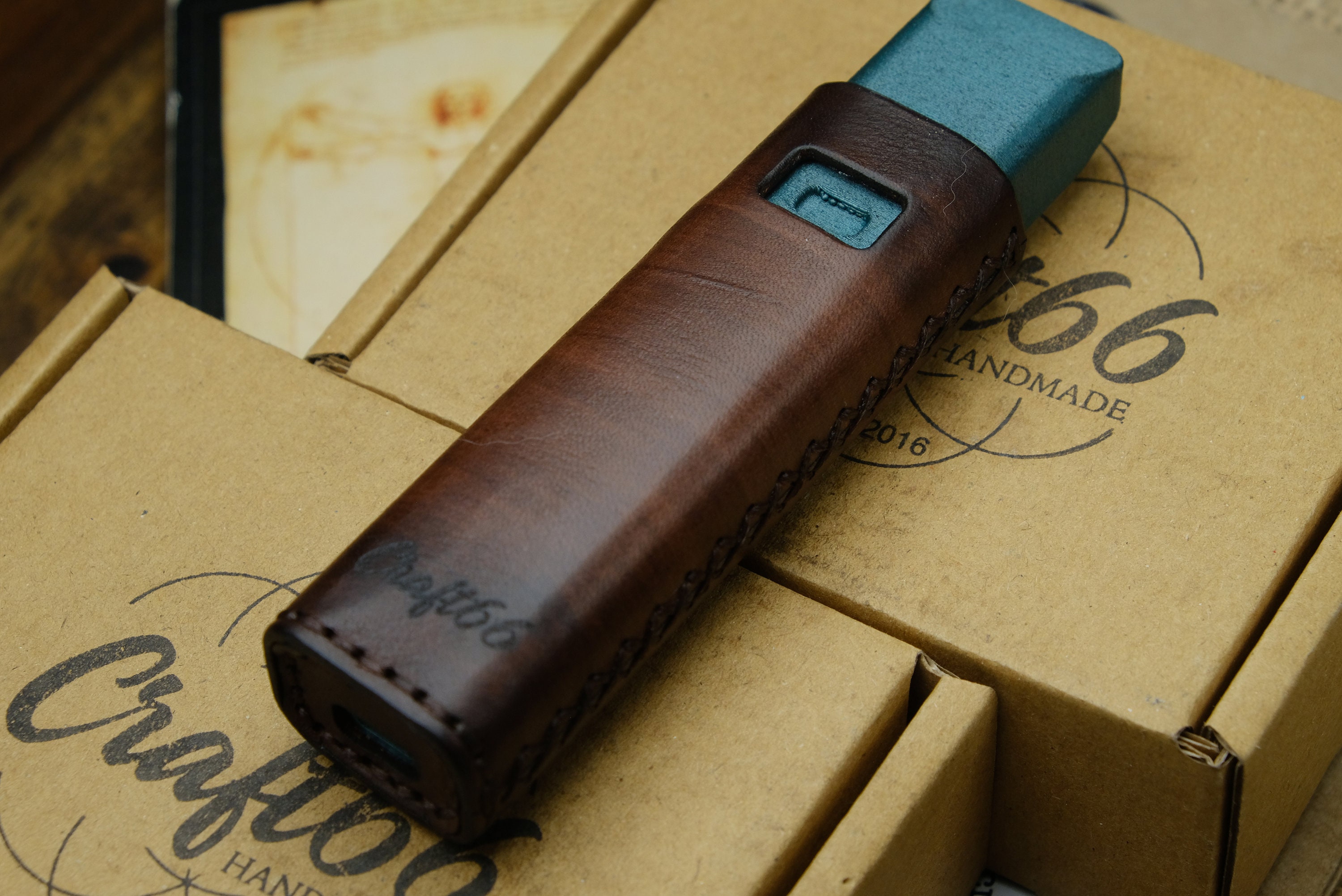 XROS PRO VAPORESSO Leather Case | Sleeve | Cover- Please Read Item Details  - Personalized Gifts