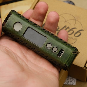 Funda/estuche/carcasa de cuero genuino para Drag X Voopoo - Lea la descripción del artículo - Regalos personalizados