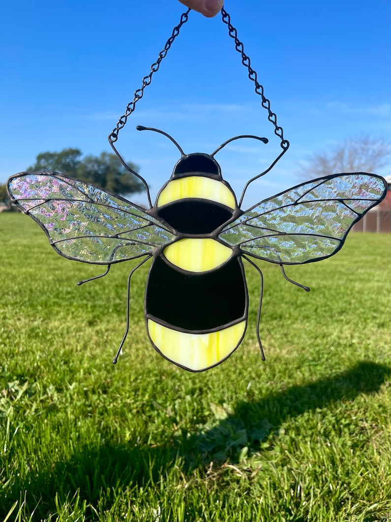 Bumble Bee Stained Glass Pattern Downloadable PDF - Etsy
