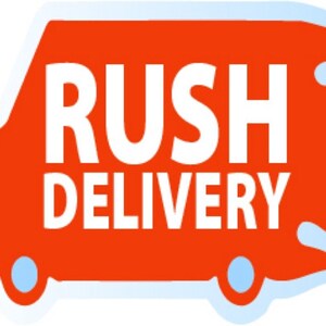 Rush my Order Upgrade - production time to 4 business days