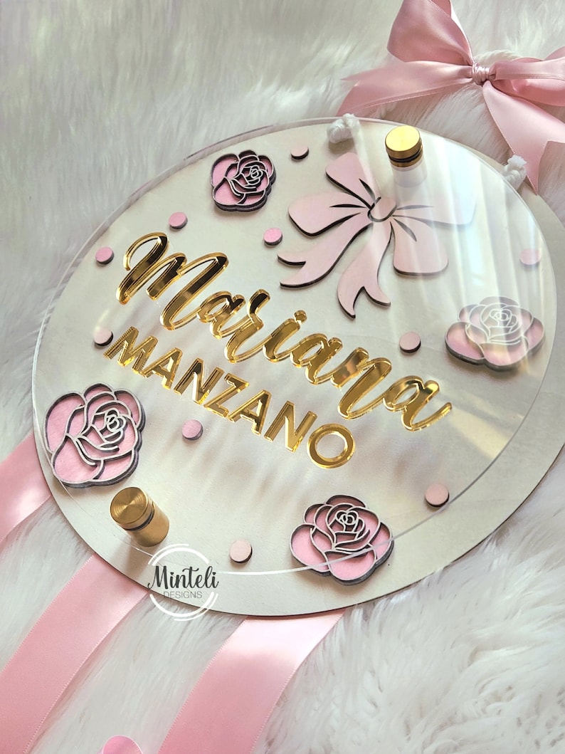 Newborn Baby Birth Stats Board Wood and Acrylic, 3d Style, Nursery ...