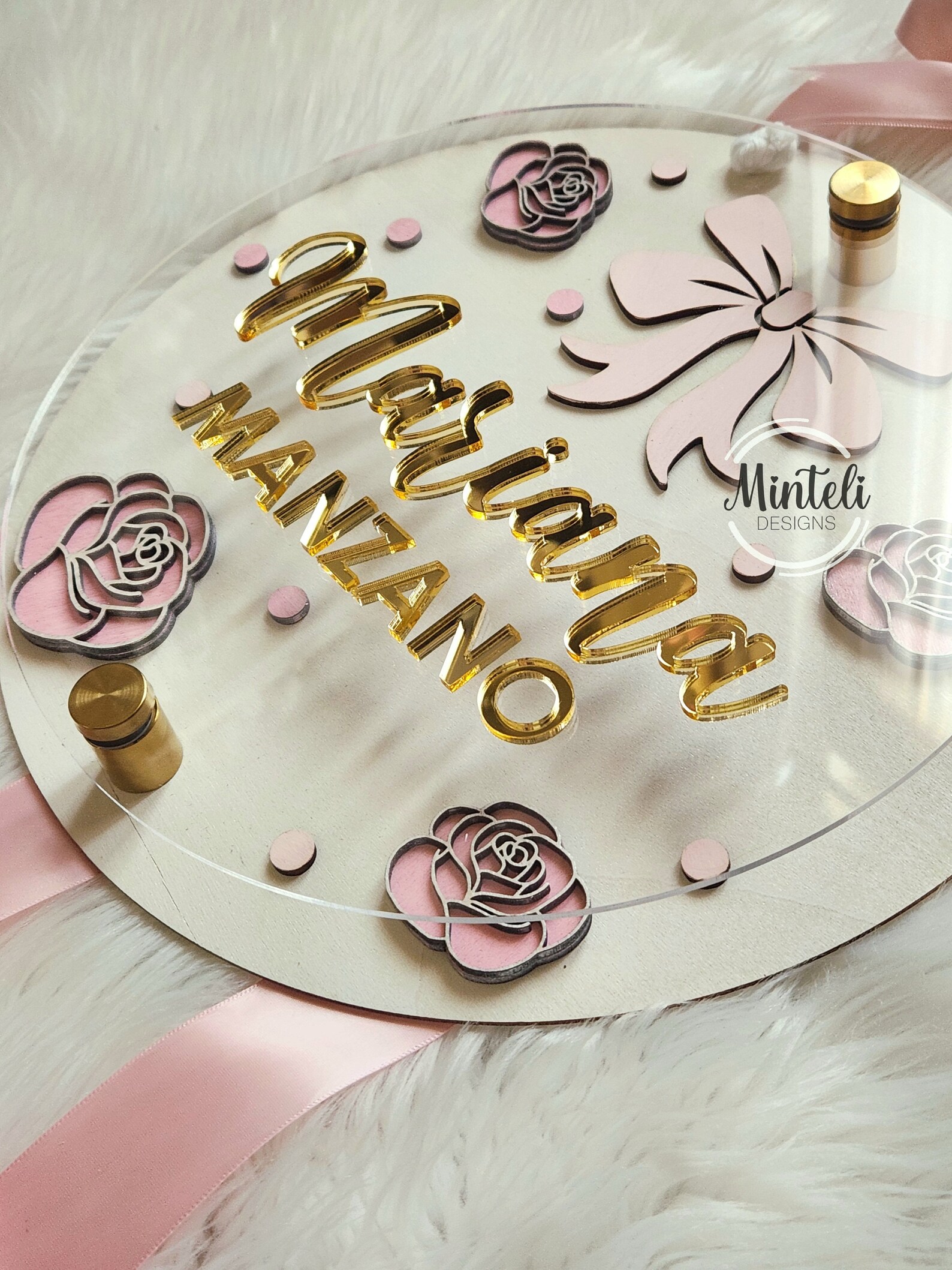 Newborn Baby Birth Stats Board Wood and Acrylic, 3d Style, Nursery ...