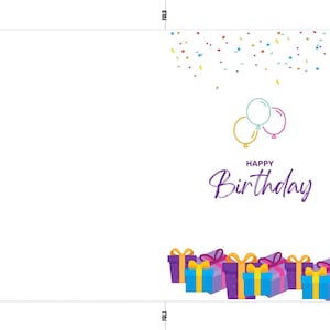 Printable Birthday Card Birthday Card Printable Digital Etsy Printable Birthday Card Birthday Card Printable Digital Etsy