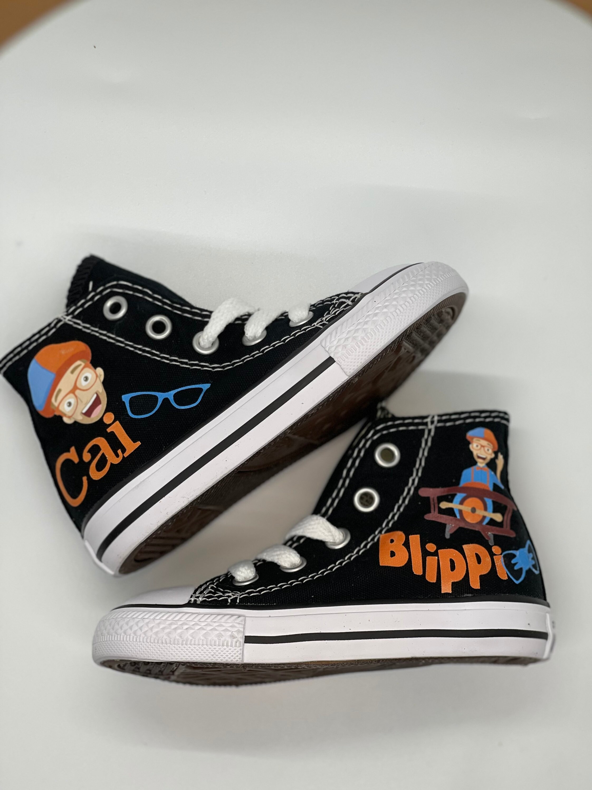 custom blippi shoes