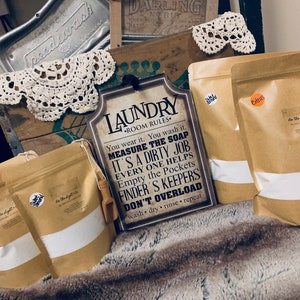 All natural laundry soap
