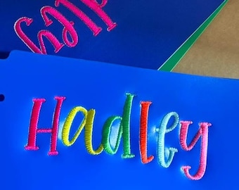 Custom Embroidered Folder