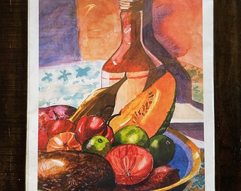 Lady Ruby Bute - Seasonings And Oil -  Art Print - Signed and Numbered!