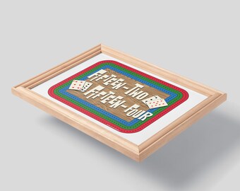 Vintage Style Cribbage Print