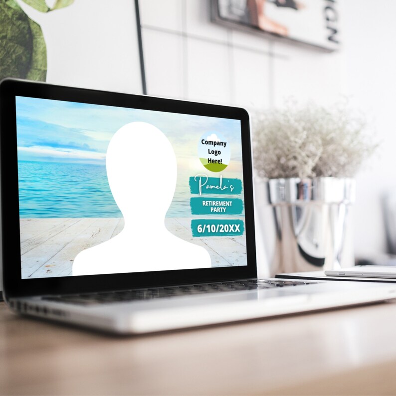 Retirement Zoom Backgrounds Customizable Professional Etsy Singapore