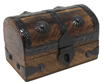 PAJKYQSL Treasure Box Treasure Chest for Gift Box,Cards Collection,Gifts and Home Decor