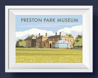 Preston Park Stockton-on-Tees, North-East England, Giclee Art Print