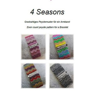 PDF Peyote Instructions / Pattern 4 Seasons