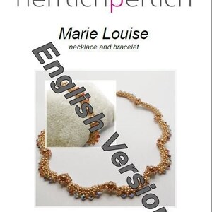PDF pattern Marie Louise Necklace