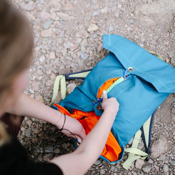 The Biner Bag by Water Goat | Best Rock Climbing Rope Bag | Rock Climbing Bag | Climbing Gear Backpack