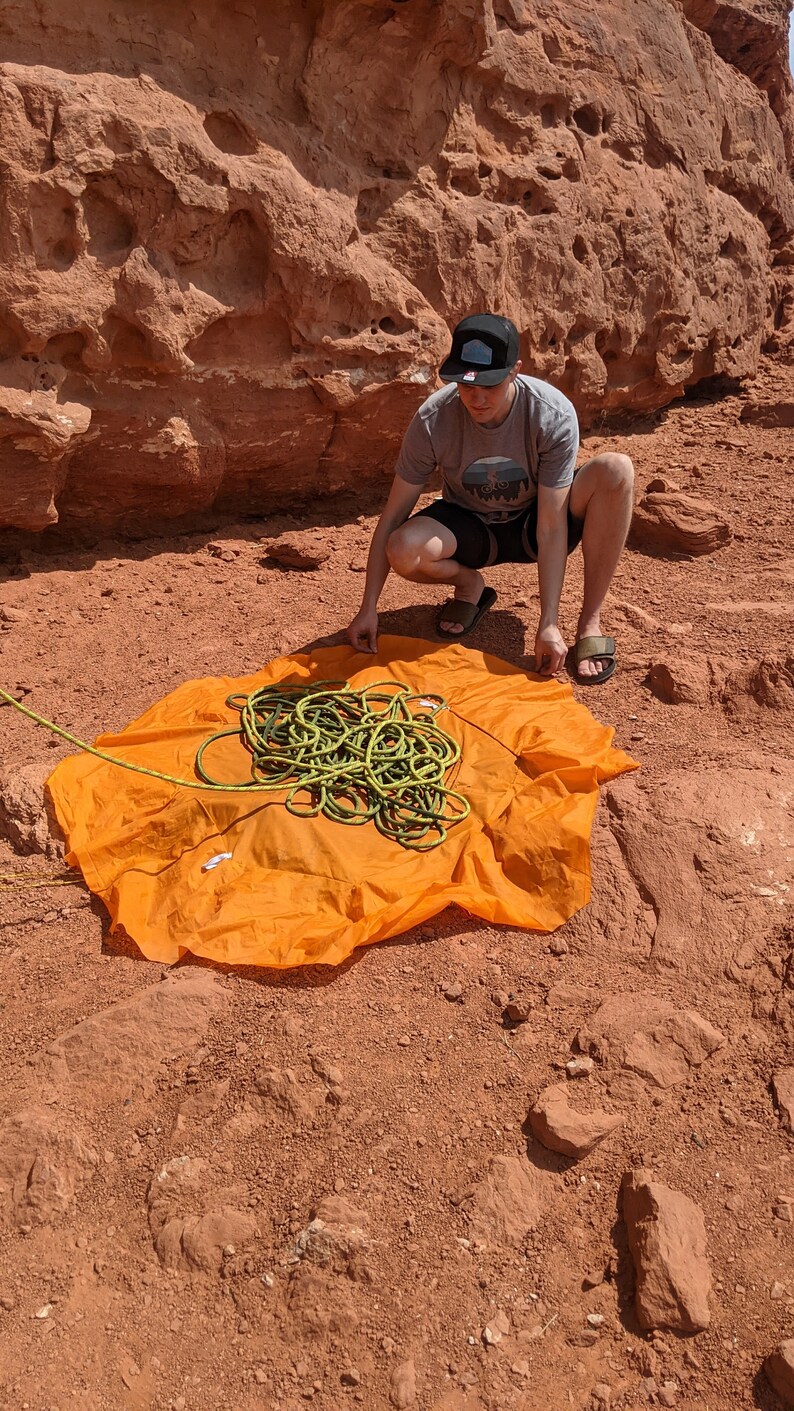 The Biner Bag by Water Goat Best Rock Climbing Rope Bag Rock Climbing