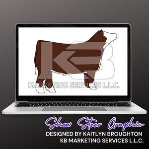 Hereford Show Steer Graphic