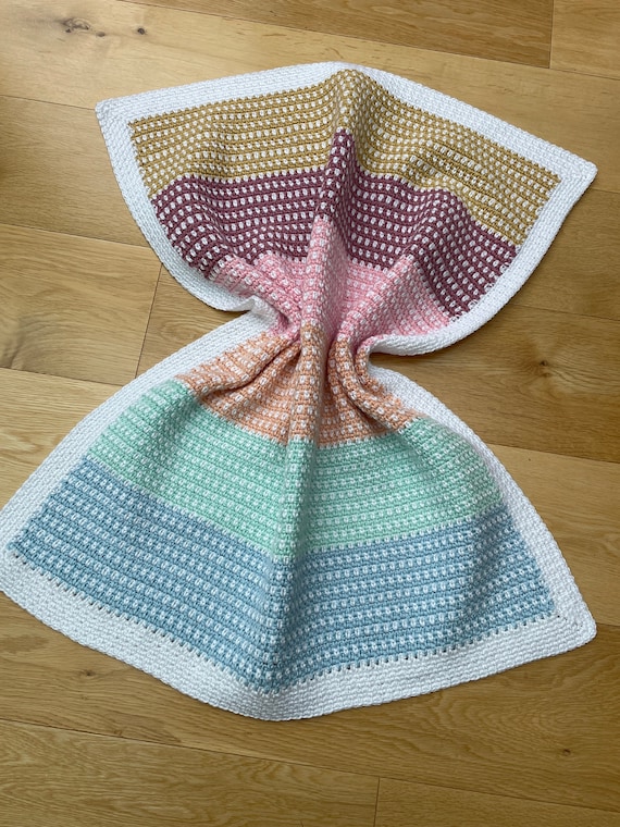 Daisy farm crafts baby cheap blanket