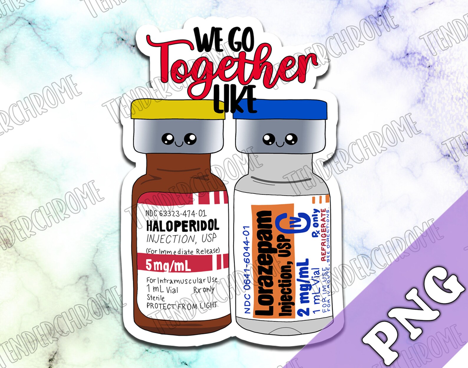 Ativan Haldol Psych Nursing We Go Together Like Nurse Etsy