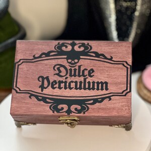 Gothic trinket box Latin Goth gift Jewelry box