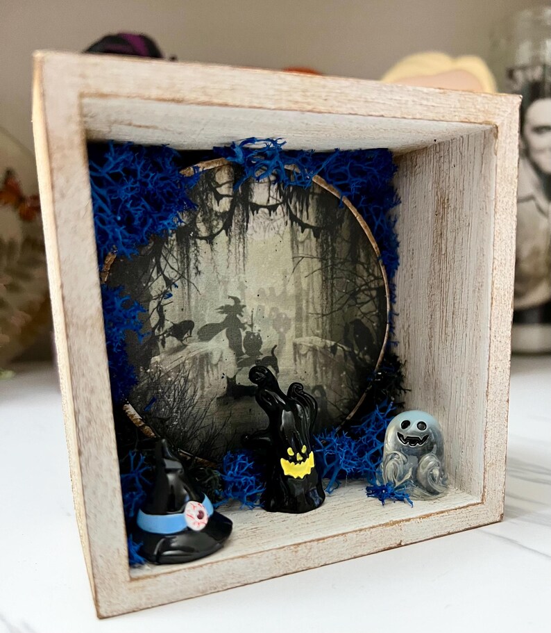 Spooky Halloween Shadow Box Fall Decoration Home Decor Display - Etsy