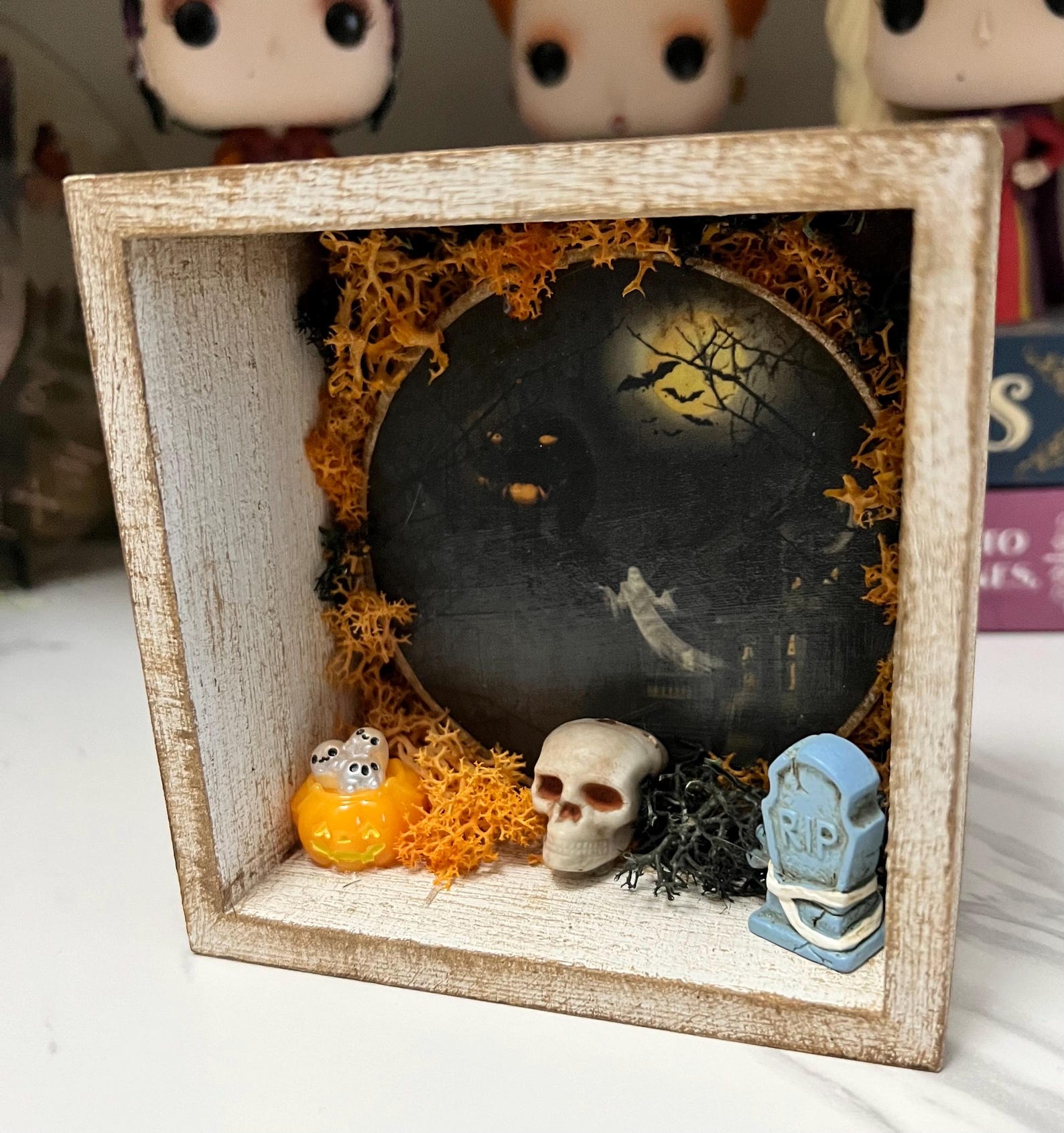 Spooky Halloween Shadow Box Fall Decoration Home Decor Display - Etsy
