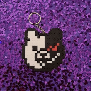 Danganronpa Monokuma Keyrings | | Perler Bead Keychains