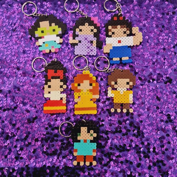 Encanto Keyrings Perler Bead Keychains Etsy