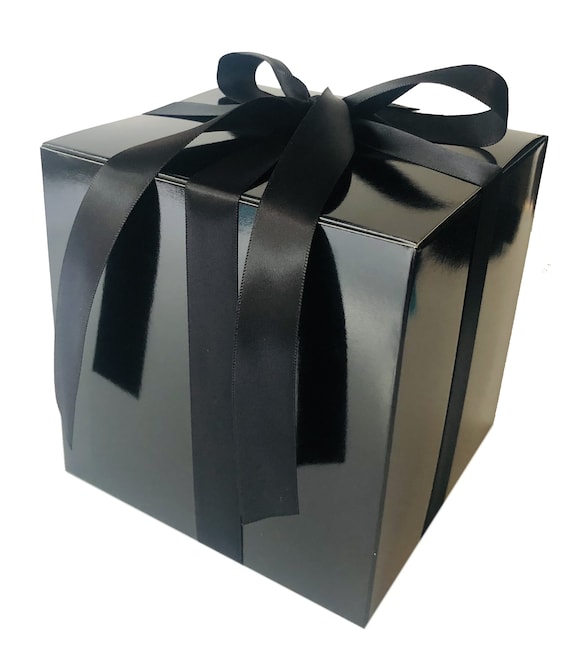 Lid Black Gift Wrap Boxes Rectangle Paper Gift Box for Party - China Paper  Gift Box and Paper Box price