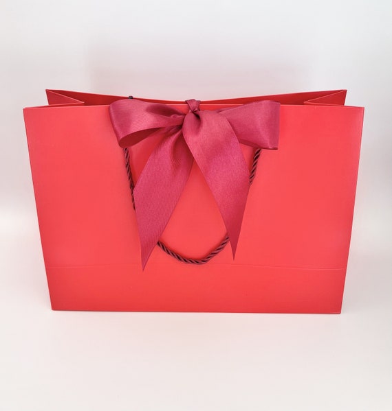  Red Ribbon for Gift Wrapping Red Satin Ribbon 3/8 in