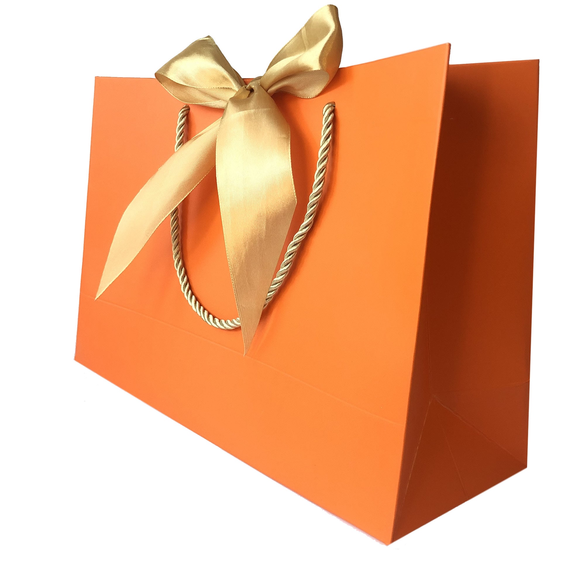 New Style Large Size Orange Gift Box Gift Bag Dust Bag Party