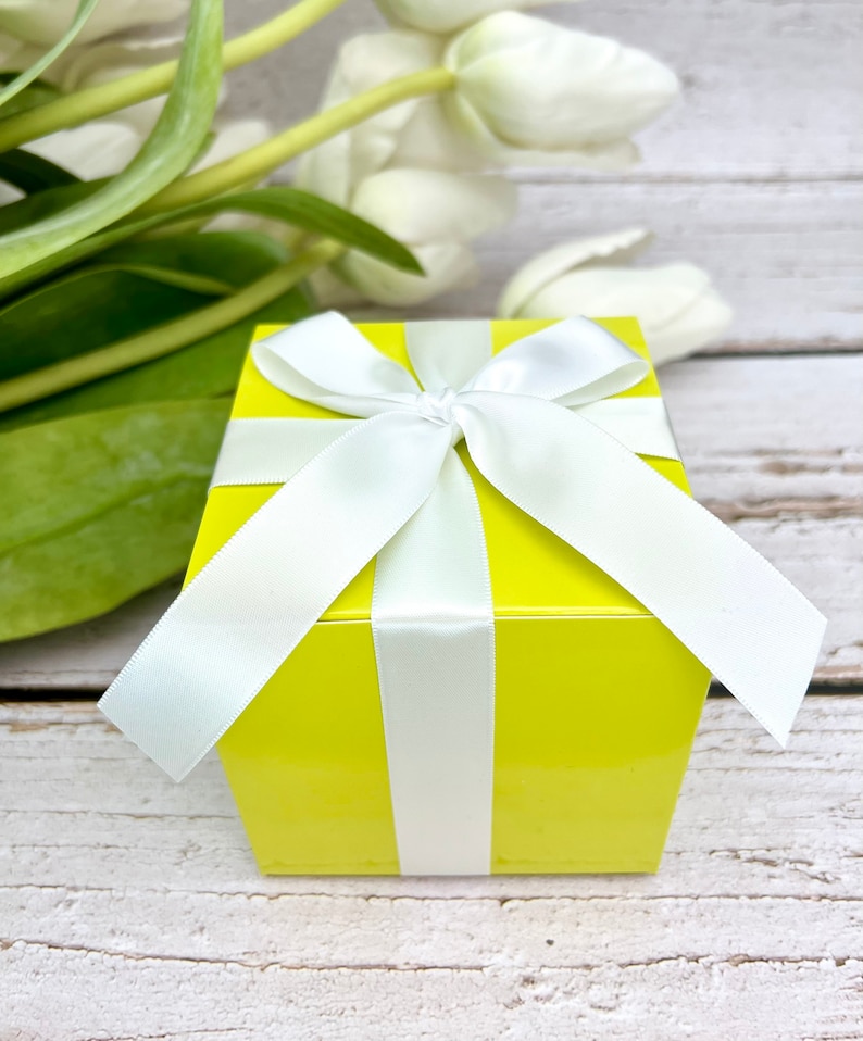 5 Lime Green Cube Gift Box 4x4x4 Inch Cube Boxes for Gift Etsy