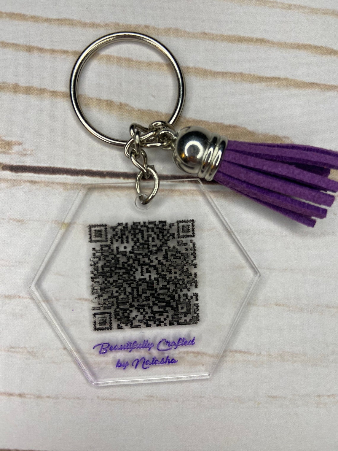Custom Engraved QR code for Small business Etsy Venmo Cash
