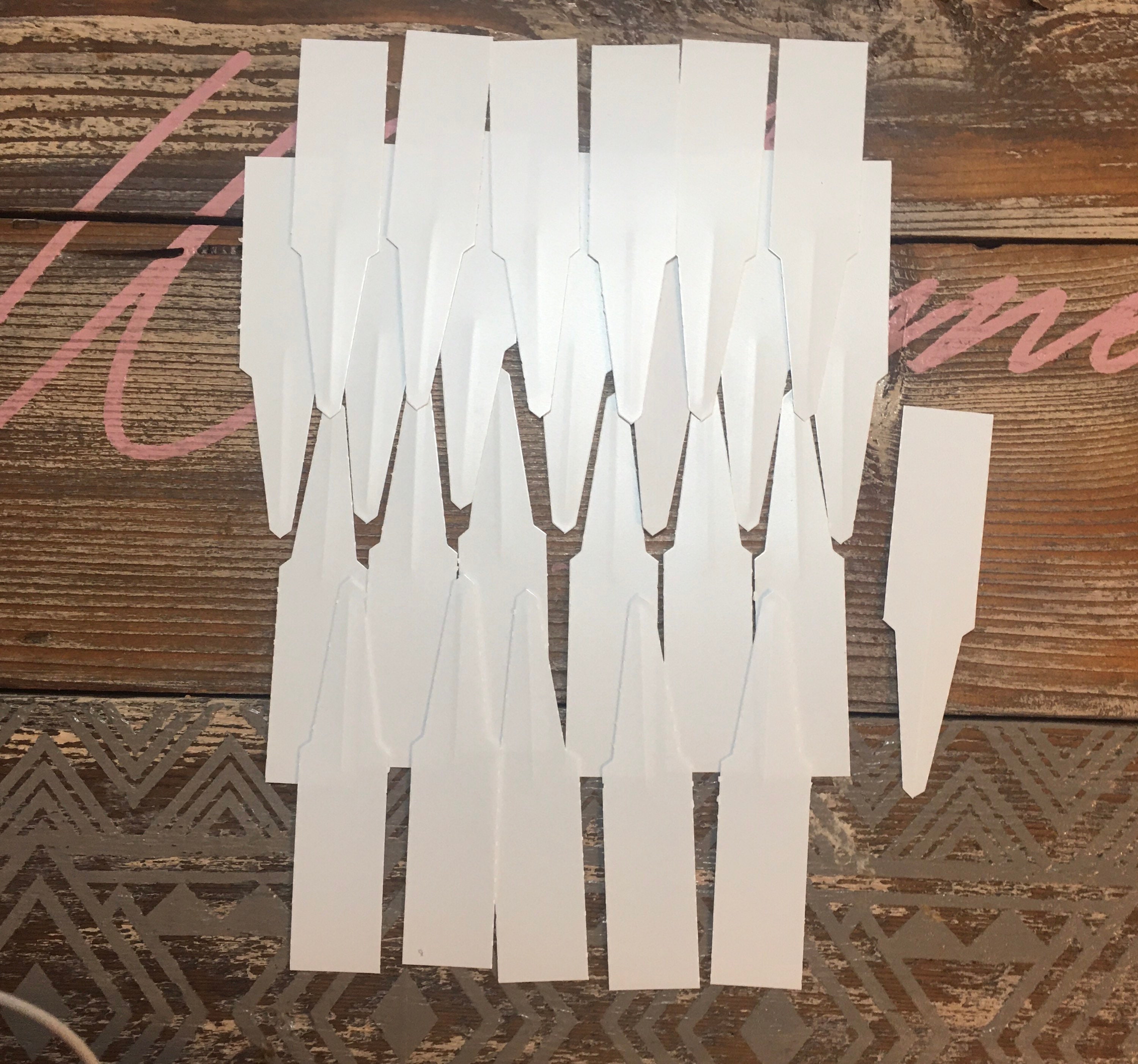 Plastic plant markers 4 1/2 x 1 quantity 25 Etsy