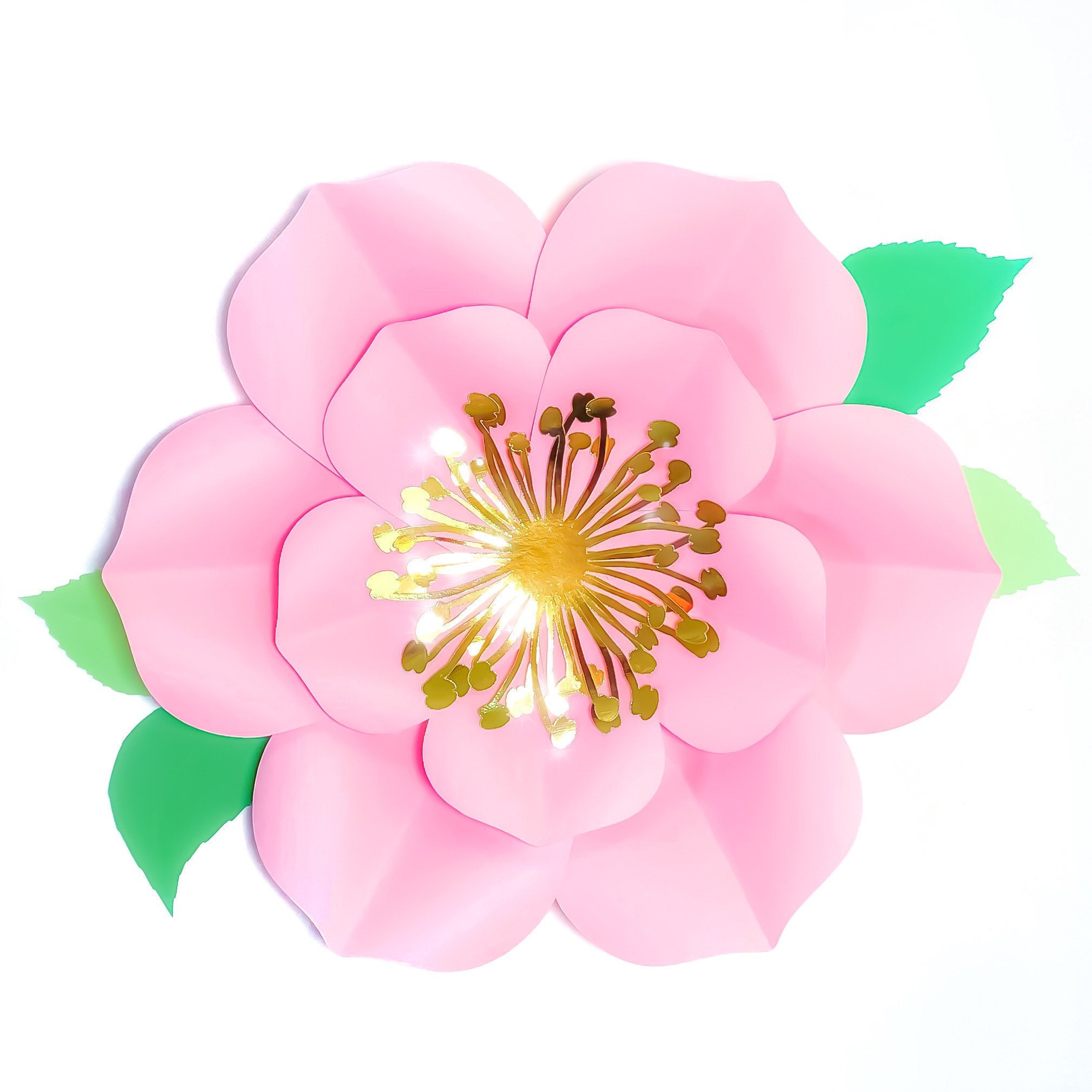 svg paper flower template pdf printable flower petal etsy new zealand