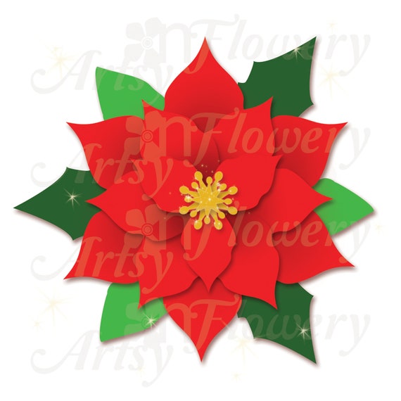 Gran paquete de plantillas SVG de Poinsettia de Navidad Flor - Etsy México Gran paquete de plantillas SVG de Poinsettia de Navidad Flor - Etsy México