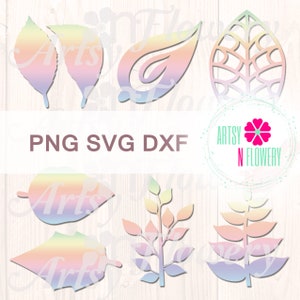 Leaves SVG, Leaf Template for Cricut,  Paper Flower Leaves, Paper Leaf Svg Png, Cut Files for Cricut, Leaf Vector, Branches Svg