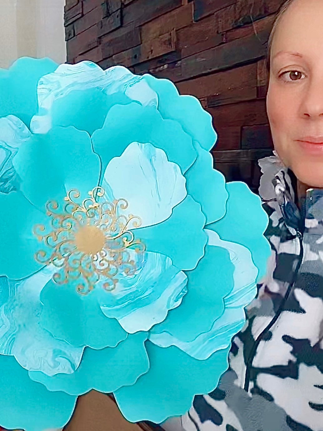 Paper Flower Template Paper Flowers SVG Large Paper Flower Etsy Ireland